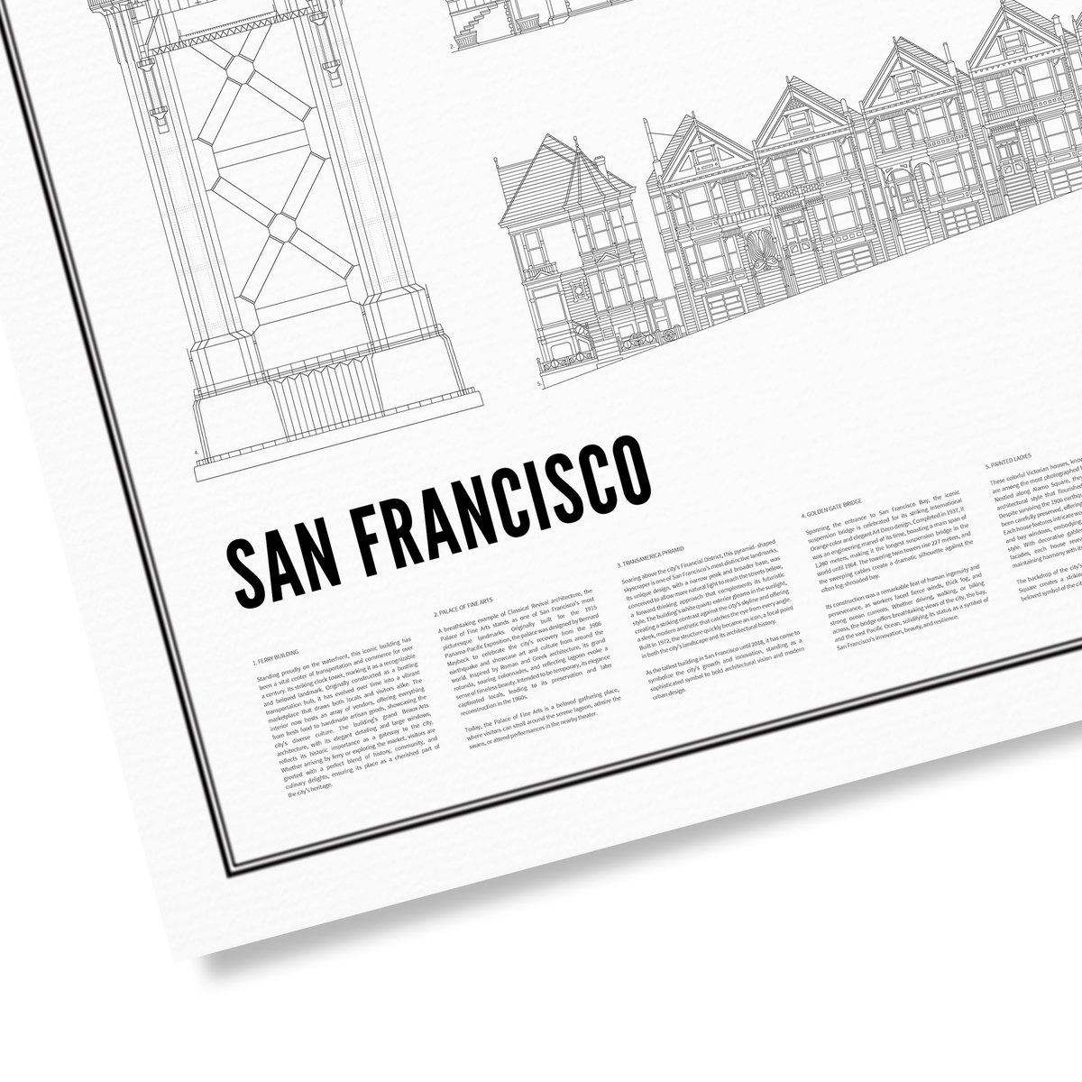 Affiches de Iconics of San Francisco | WIJCK.
